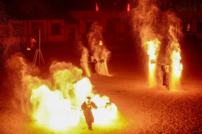 九顶塔景区：不夜山