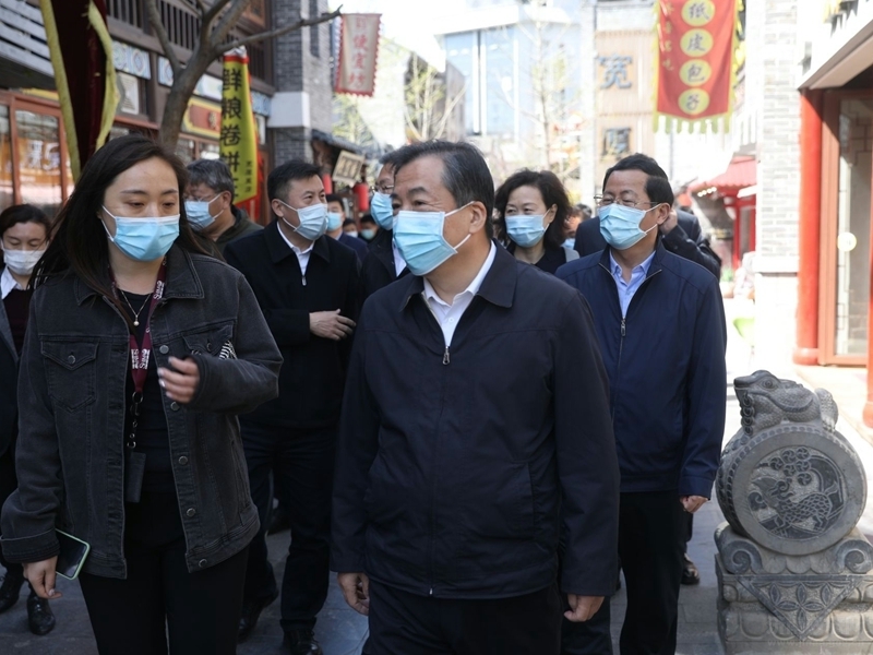 济南市人民政府 新闻 孙立成调研餐饮服务业复工