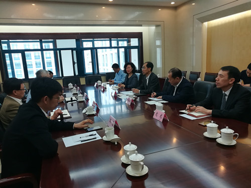 李自军会见济南市中德交流合作协会筹林松会长一行