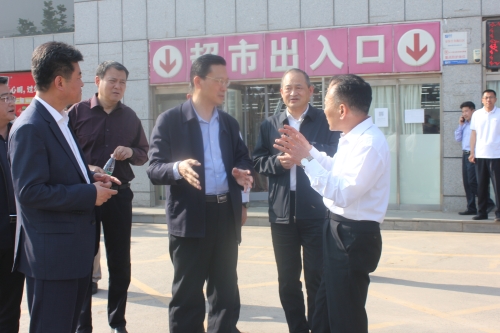 中华全国供销合作总社党组书记理事会副主任韩立平到我市调研